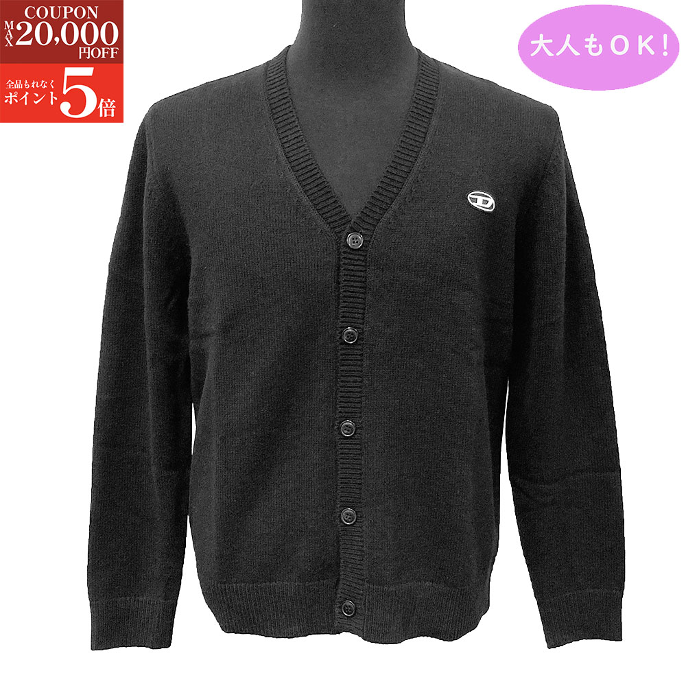 DIESEL ディーゼル ニット ユニセックス DIESEL（ディーゼル）の「レディース ニット ワイドリブ サイド