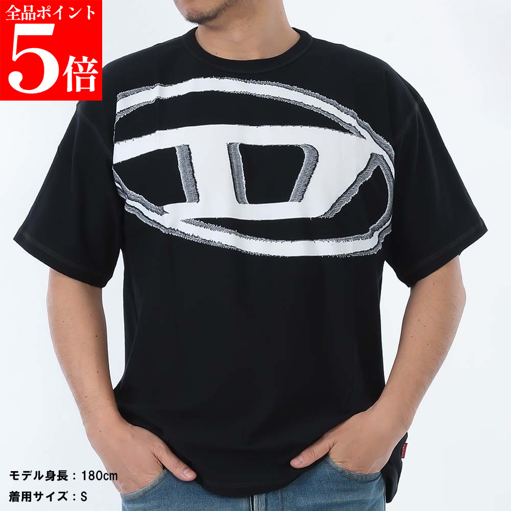 【ｽｰﾊﾟｰSALE☆全品P5倍＆最大限度2万円ｽﾍﾟｼｬﾙｸｰﾎﾟﾝ15日迄】★2025SS★ DIESEL ディーゼル A16185 0GIAS 9XX T-Doxt プルオーバー 半袖 メンズ
