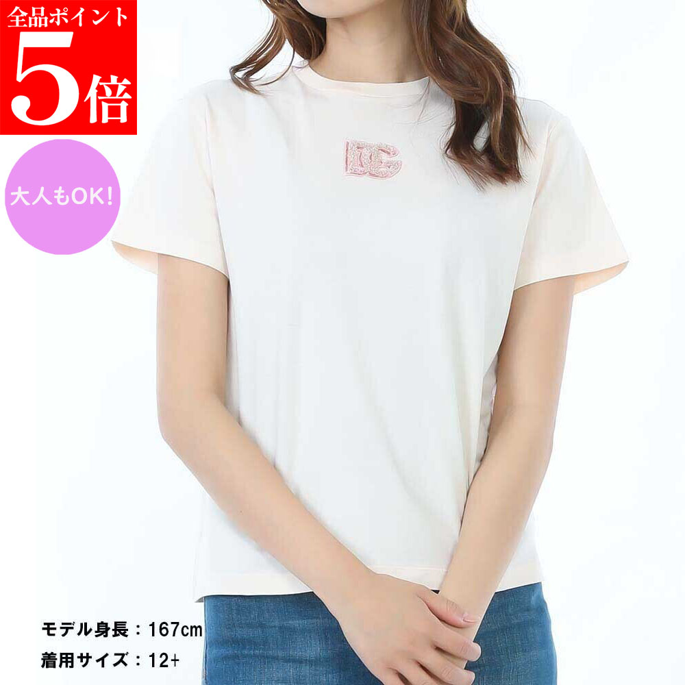 【正規品・新品・GW直前ｽｰﾊﾟｰSALE全品P5倍＆全品5％値引きｸｰﾎﾟﾝ30日迄】DOLCE&GABBANA Kidsドルチェ&ガッバーナ キッズ L5JTNK G7PKU F0210 ロゴ Tシャツ 大人もOK！