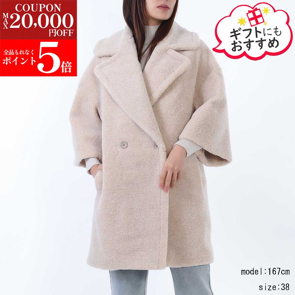 楽天市場】ヘルノ コート ハイネック カーリーフェイクファー ブラウン