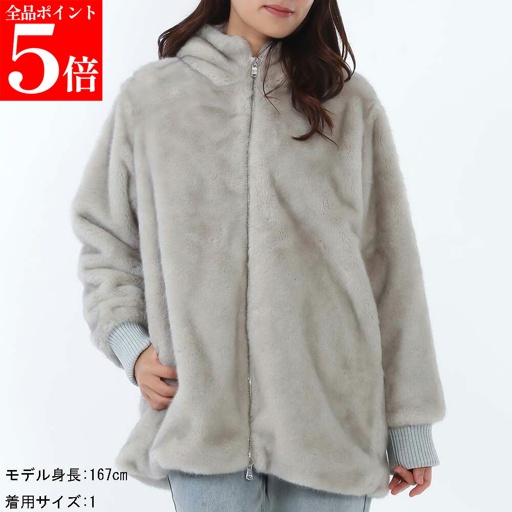 【ｽｰﾊﾟｰSALE☆全品P5倍＆最大限度2万円ｽﾍﾟｼｬﾙｸｰﾎﾟﾝ15日迄】TATRAS タトラス LJXA0199034668 007 ARABIS アラビス レディース ボア上衣 フェイクファーフーディー 点火装置薄墨色 亭主もち用 亭主もち用