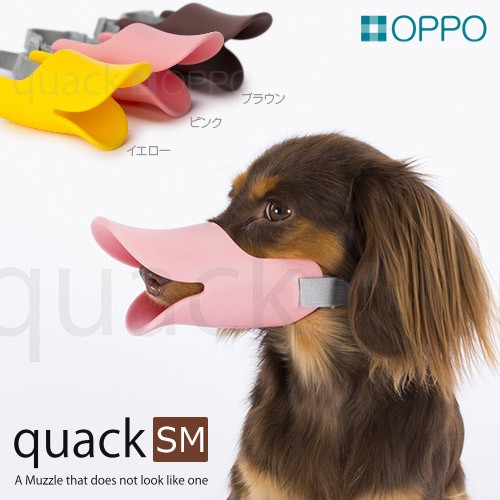 楽天市場 Oppo オッポ Quack クァック Smサイズ ピンク しつけ用 口輪 マズル 小型犬 アヒル口 ペットの雑貨屋さん Spring
