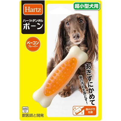 楽天市場 Hartz ハーツ デンタル ボーン 超小型犬用 ベーコンフレーバー 犬用 おもちゃ Toy ペットの雑貨屋さん Spring