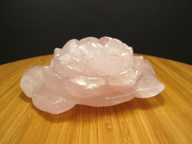 楽天市場】【天然石彫刻】薔薇 バラの花 ローズクオーツ 天然石 彫刻