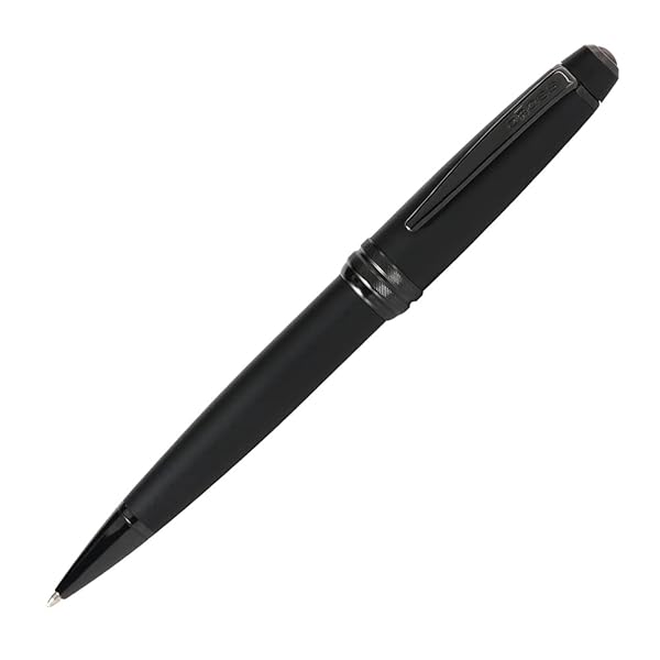 CROSS 差し交わす ボールペン 油性 ベイリー マットブラックラッカー NAT0452-19 置き目インポート品