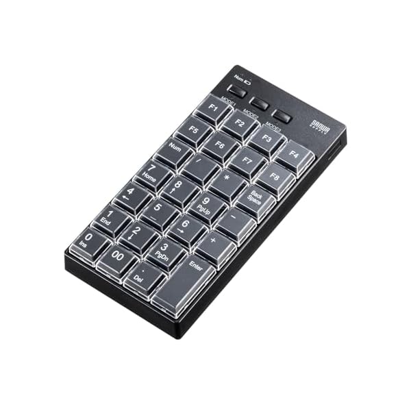 サンワサプライ プログラマブルテンキー(Bluetooth真似形) NT-BT26BK