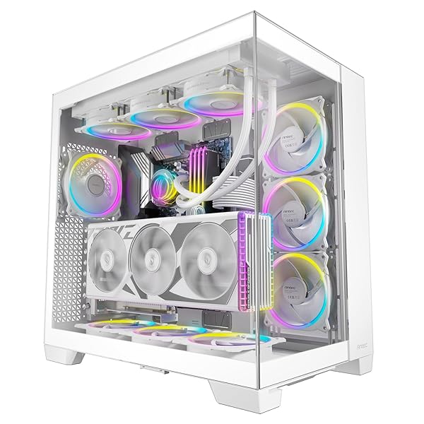 E-ATX フルタワーケース Constellation C8 White ピラー受け答え式向こう正面・傍え硝子ダイアログボックス