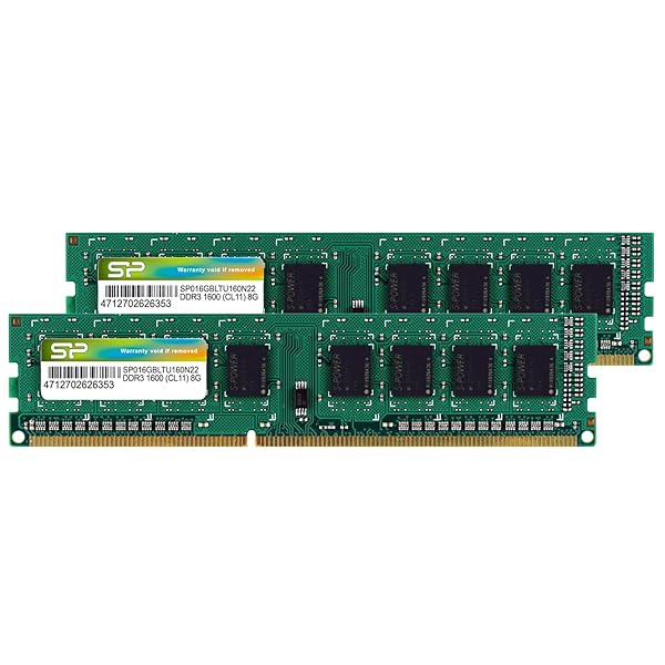 シリコンパワー デスクトップPC用 メモリ DDR3 1600 PC3-12800 8GB x 2枚 (16GB) 240Pin 1.5V CL11 Mac 対応 SP0|スプラウツLLC 店