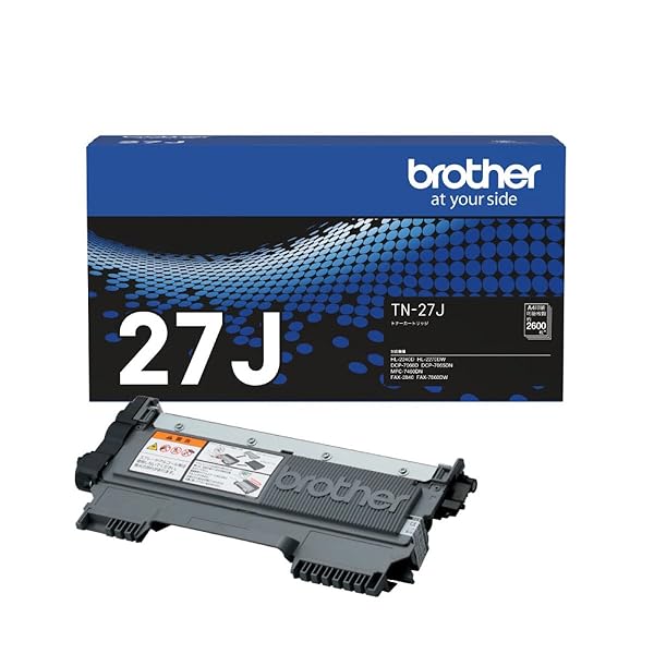 【brother純然たる】 ブラザー工業(Brother Industries) トナーカートリッジ TN-27J 相応う型番:MFC-7460DN、DCP-7