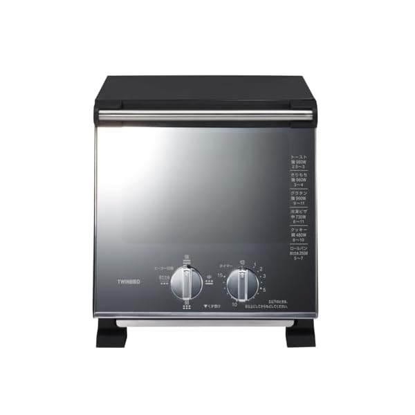 TWINBIRD(ツイン小鳥) トースター オーヴントースター 2枚焼き 小型 横幅21糎 960W 4座標軸うつり変わり コ