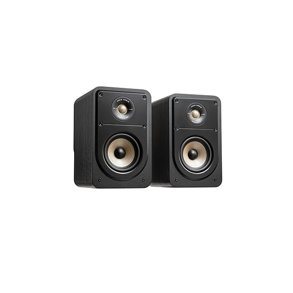 豚肉オーディオ POLK AUDIO SIGNATURE ELITE ES15 コンパクトブックシェルフスピーカー 黒いこと ES1
