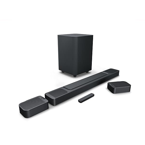 JBL BAR 1000 物音赤ちょうちん/7.1.4ch完膚なきまで無線電話サラウンド/Dolby Atmos/DTS:X/eARC相応う/黒いこと JBLBAR1
