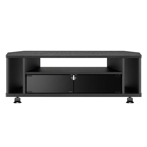 朝日材木工業(Asahiwood) テレビ受像機台 KAD ~43型 黒いこと 幅98×奥ふかさ29×高さ34.1珊 強化因子硝子 飛散押しとどめる