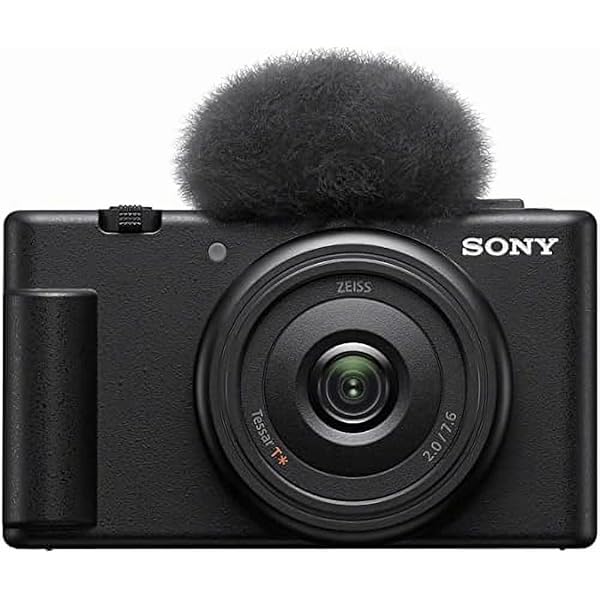 SONY(ソニー) コンパクトデジタルカメラ VLOGCAM Vlog用写真機 ZV-1F 上半身 気流映写幕付
