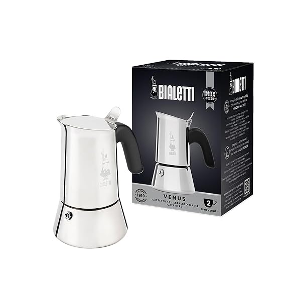 Bialetti (ビアレッティ) ヴィーナス 2カップ用 ステンレスモデル 直火式 ( コーヒーメーカー エ|スプラウツLLC 店