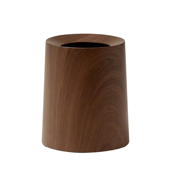 ideaco(イデアコ) 紙くずかご 丸型 11.4L 差しわたし26?高さ31.5珊 TUBELOR HOMME rosewood (チューブラー オム 置き目