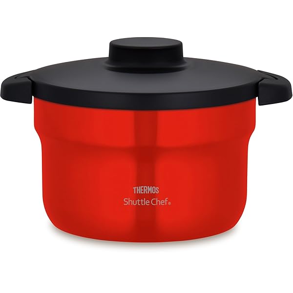サーモス 真空保温調理器 シャトルシェフ 2.8L (3~5人用) アーバンレッド セラプロテクトコー｜スプラウツLLC　店