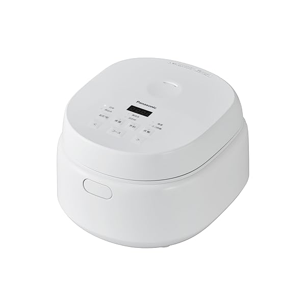パナソニック 炊飯器 5.5合 黒角厚釜 パウダーコンパクトひな形 白いこと SR-A110D-W