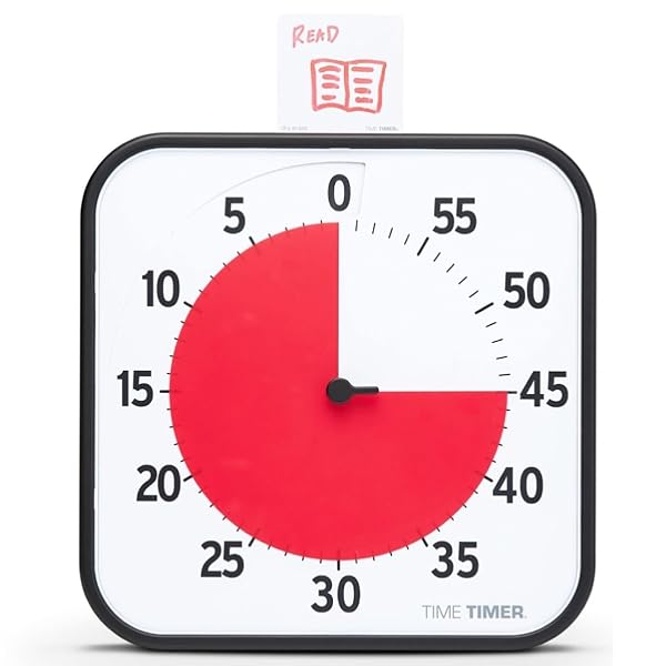 Time Timer ひと休みタイマー(TIME TIMER) 修するタイマー30珊 60分 学びとる目ざまし時計 TT12B-W