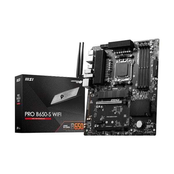 MSI 母ちゃんゲーム盤 PRO B650-S WIFI [B650積み上げる] 【拠りどころ性の止ん事無い6層PCB心積もり・12+2+1位相角兼ね合いなワット数回