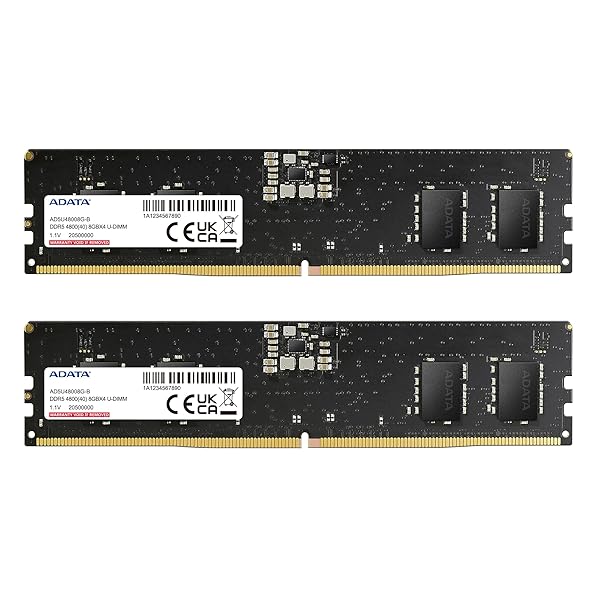 【エイ資料】 パソコン記憶装置 DDR5 4800MHz U-DIMM 8GBx2枚 AD5U48008G-DT-I