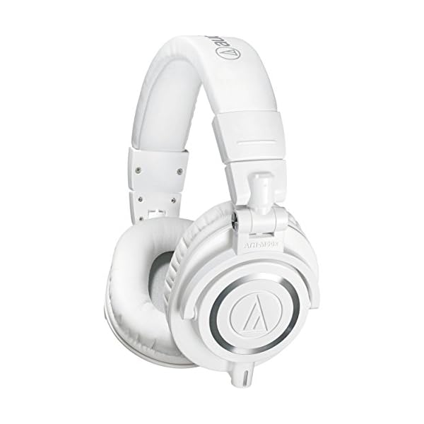 オーディオテクニカ プロフェッショナルモニターヘッドホン ATH-M50xWH ホワイト スタジオレコ｜スプラウツLLC　店