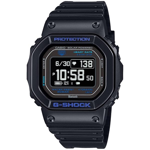 [カシオ] ウォッチ ジーショック 【国内置き目品】 G-SQUAD 心臓の鼓動計 Bluetooth積み上げる DW-H5600-1A2JR メンズ ブ