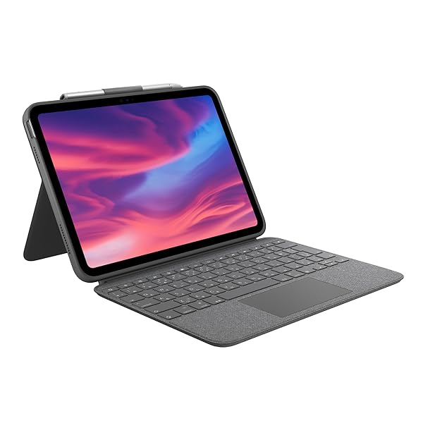 ロジクール iPad 11 in A16 \u0026 10.9 in 第10時人 相応う 貨物自動車パッド付き添い人 鍵盤付き添い人