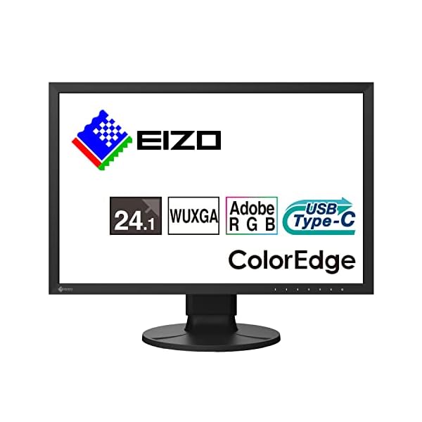 EIZO 色合い管理すること管する | ColorEdge CS2400S-BK | 24.1型WUXGA・USB Type-C・Adobe RGB 99％・キャ