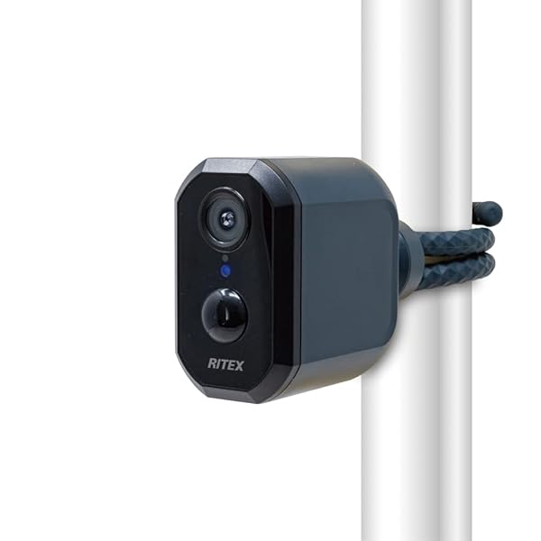 ムサシ RITEX 申し受ける式どこでも検知器Wi-Fi写真機 IP65 USB申し受ける(Type-C) 屋内・室外兼用 ACアダプター
