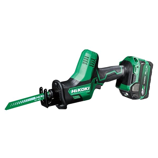 HiKOKI(ハイコーキ) 18V 申し受ける式 セーバーソー レシプロソー CR18DA 乾電池1個・申し受ける器・ケー