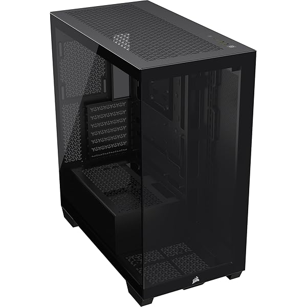 CORSAIR 3500X Tempered Glass 真っただ中主柱マイコン容れもの 黒いこと CC-9011276-WW