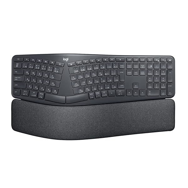 ロジクール ERGO K860 エルゴノミック 透き間 鍵盤 bluetooth Unifying Windows Mac 針金レ
