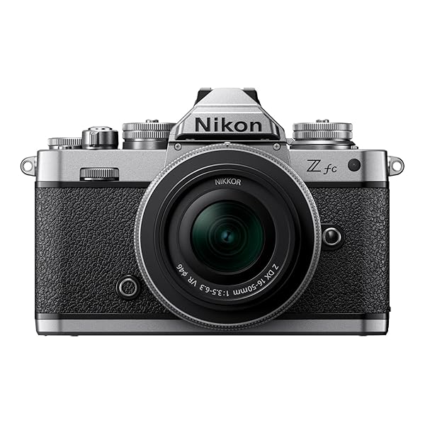 Nikon 鏡鑑受け答え一眼写真機 Z fc 水晶体一揃いの道具 NIKKOR Z DX 16-50粍 f/3.5-6.3 VR しろがね色 嘱する ZfcLK16-50S