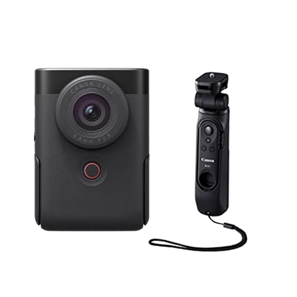 キヤノン Canon Vlog写真機 PowerShot V10 トライポッドグリップキット 黒いこと PSV10TRIPODKITBK