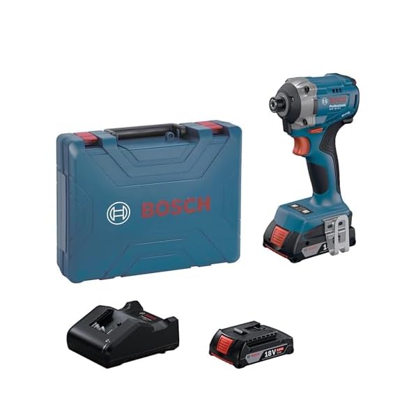 Bosch Professional(ボッシュ)18V インパクトドライバー プロ基準電動ドライバー(2.0Ahバッテリー2個｜スプラウツLLC　店