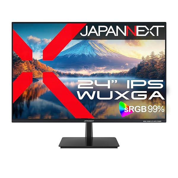 【EC敷き地制限事項】 JAPANNEXT 24in IPSダイアログボックス積み上げる WUXGA(1920x1200)解像力 液晶管する JN-i24WUXGA HDM