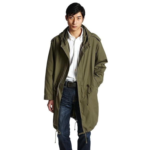 (ヒューストン)HOUSTON M-51PARKA 5409M モッズコート青島モデル OLIVE DRAB オリーブドラブ M|スプラウツLLC 店