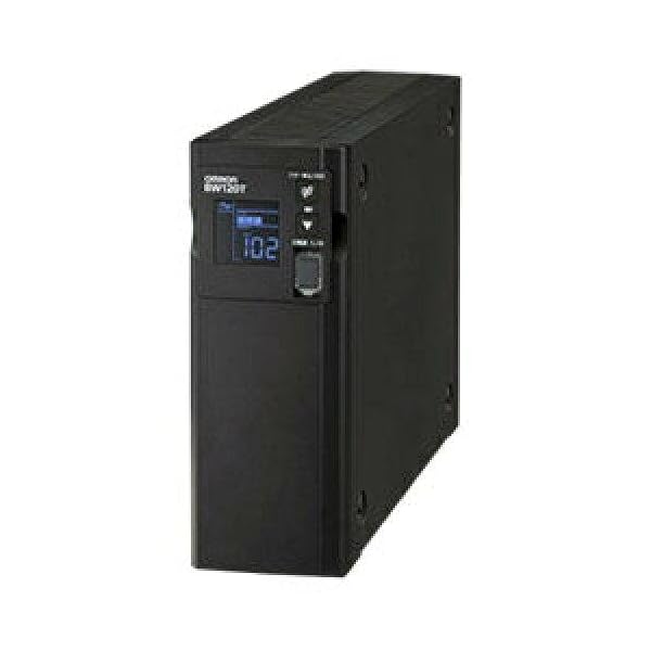 オムロンソーシアルソリューションズ 無停電ワット数とり備える 常時商用(正弦波)/1200VA/730W/縦型 BW120T