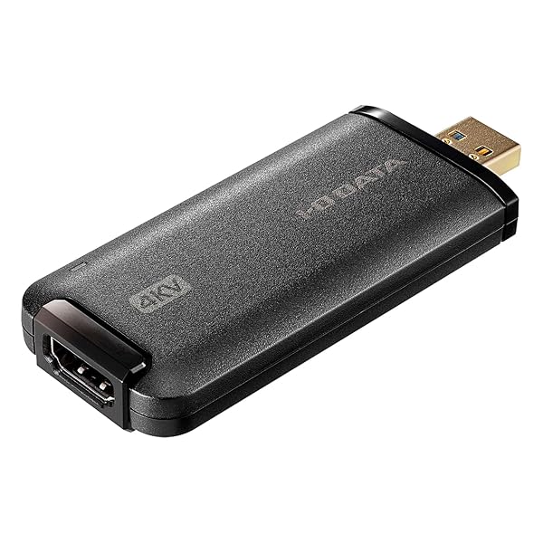 アイ・オー・データ IODATA USB HDMI取り替えっこアダプタ 4K 一眼写真機 テレビカメラ 配達 UVC相応う キ
