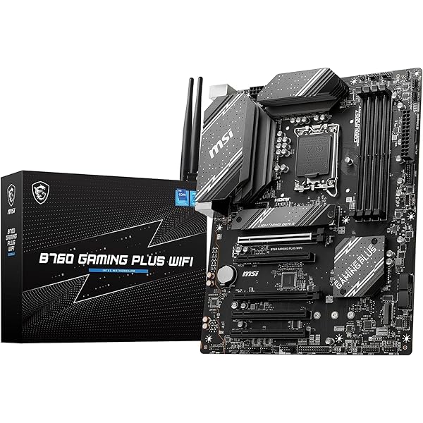 MSI母ちゃんゲーム盤 B760 GAMING PLUS WIFI DDR5 第14/13/12時人中央処理装置(LGA1700)相応う PCIE拡張スロット×5 ATXゲーミング