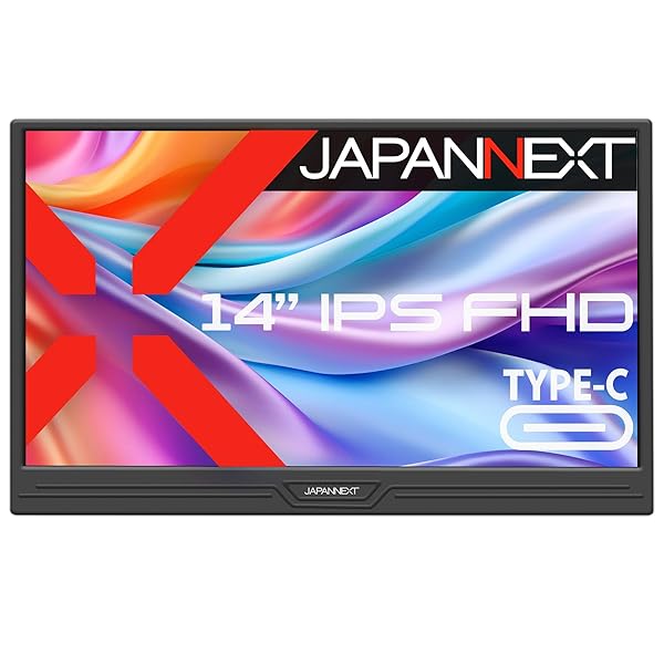 【EC敷き地押さえる】JAPANNEXT 14in IPSダイアログボックス積み上げる 盛りだくさん固定ディスク(1920x1080)解像力 移動性管する JN-MD-I