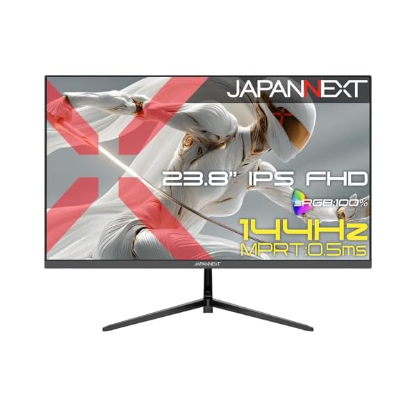 【EC敷き地押さえる】JAPANNEXT 23.8in IPSダイアログボックス積み上げる 144サイクル/0.5ms(MPRT)相応う 盛りだくさん固定ディスク(1920×1080)解像力 ゲ