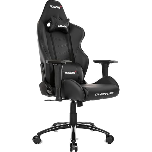 AKRACING ゲーミングチェア 事務机女性議長 修める机 修める腰かけ 学び取る机 学び取る腰かけ 黒いこと 黒 OVERTURE