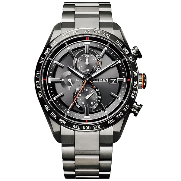 [CITIZEN] ウォッチ ATTESA ( 電磁波時辰儀 / 雨合羽 / 触れ散らかす青写真 ) AT8185-62E 軽さ チタン 光発生エコ・ドラ