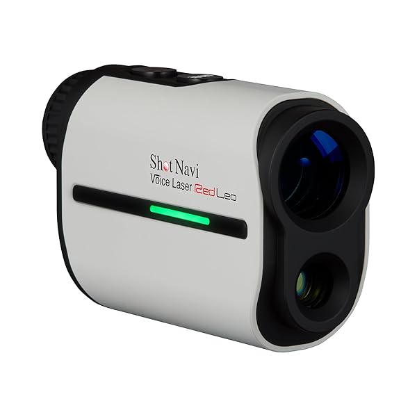 Shot Navi(ショットナビ) ゴルフ レーザ切れ間価値付ける器 Voice Laser Red Leo WH 視認性 赤いことOLEDやとい入れる 弾丸道路0