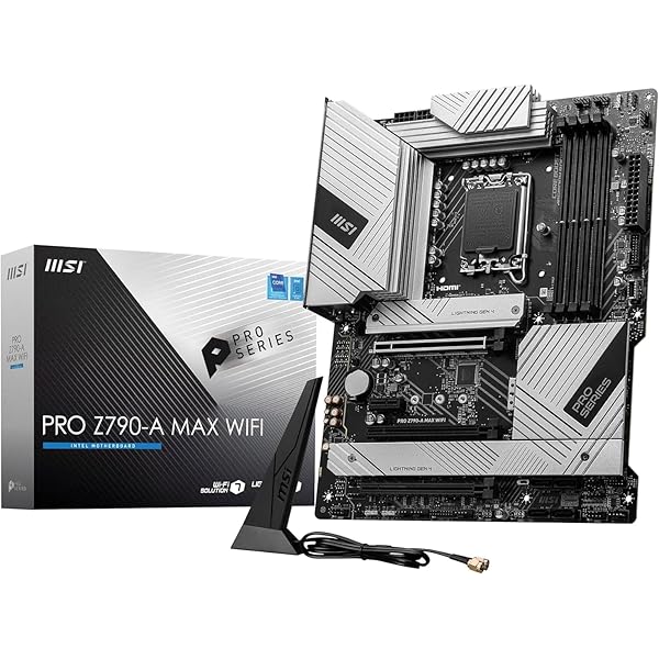 MSI PRO Z790-A MAX WIFI 第14/13/12時人Intel LGA1700 Core中央処理装置相応う DDR5 Z790心付け書き割り ATX マザーボ