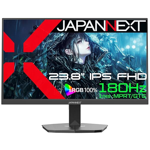 【EC敷き地制限事項】JAPANNEXT 23.8in IPSダイアログボックス積み上げる 180サイクル相応う 盛りだくさん固定ディスク(1920x1080)解像力 ゲーミングモ