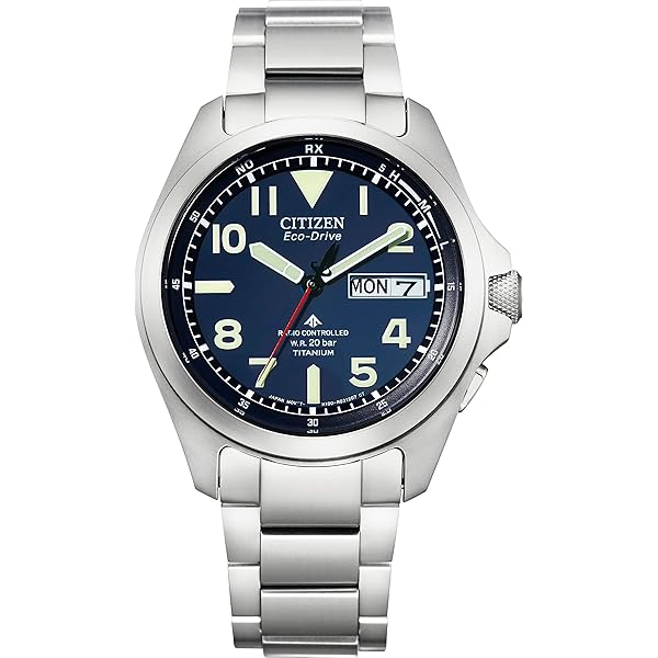 [CITIZEN] ウォッチ PROMASTER ( 電磁波時辰儀 / 20空圧 雨合羽 / 見分かりやすい ) AT6080-53L 軽さ チタン 恒星日＆恒星日