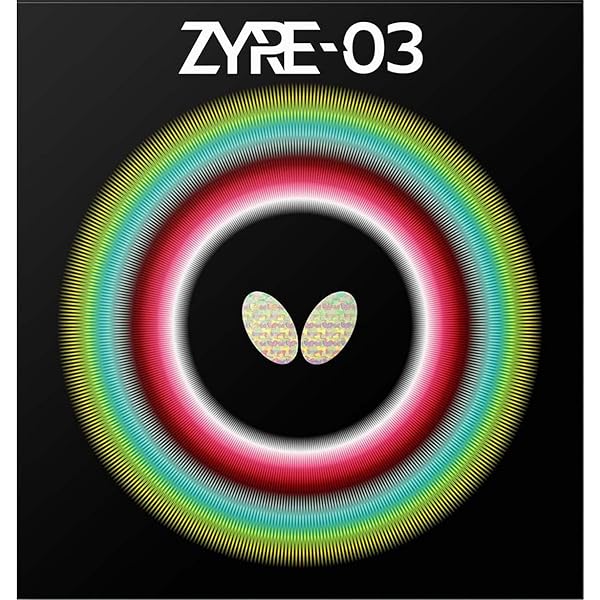 バタフライ(Butterfly) 卓球 ラバー ザイア03 ハイテンション裏ラバー 回転 球持ち ブラック 2.5 0|スプラウツLLC 店